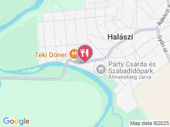 Regia Panzió & Étterem Halászi a térképen