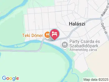 Regia Panzió Halászi a térképen