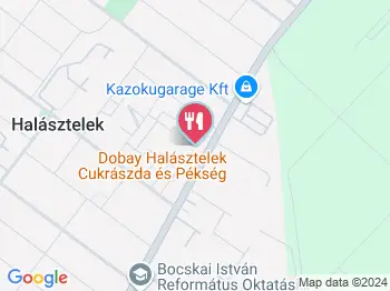 Dobay Cukrászda & Pékség Halásztelek a térképen