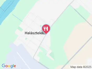 Kisbogrács Vendéglő Halásztelek a térképen