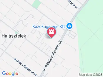 Malonyai kastély Halásztelek a térképen