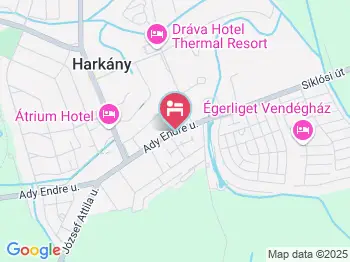 A16 Panzió Harkány a térképen