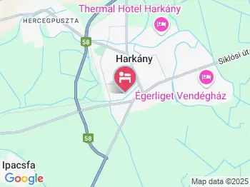 Abigél Vendégház Harkány a térképen
