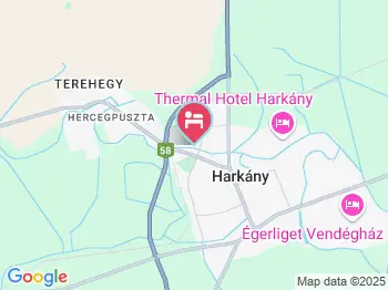 Alcatraz Apartman Harkány a térképen