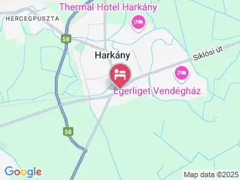 Alfa Apartman Harkány a térképen