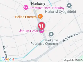 Amadeus Cukrászda Harkány a térképen