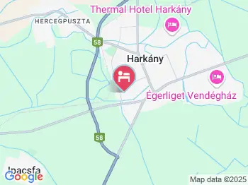 Anikó Vendégház Harkány a térképen