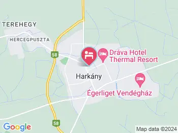 Anna Vendégház Harkány a térképen