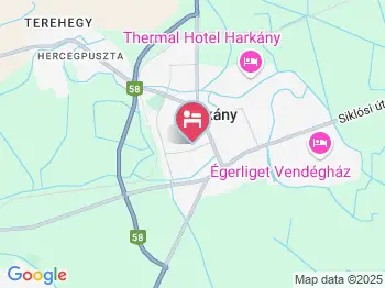 Apartman Gál Harkány a térképen
