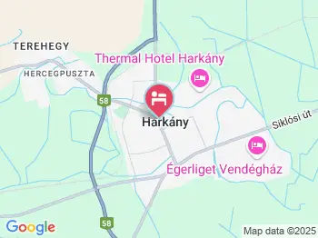 Apartman Zita Harkány a térképen
