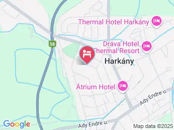 Apartmanház Mediterrán Harkány a térképen