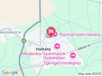 AquaMed Hotel Harkány Harkány a térképen