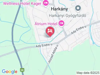 Áron Vendégház Harkány a térképen