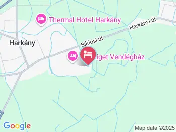 Bruszt Vendégház Harkány a térképen