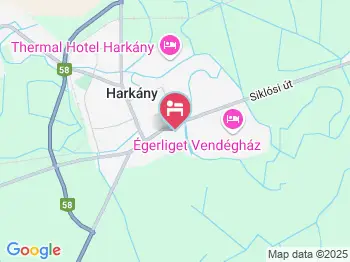 Cindy Apartmanház Harkány a térképen