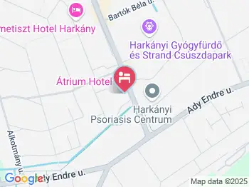 Dorina Apartman Harkány a térképen