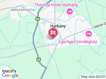 Emma Panzió Harkány a térképen