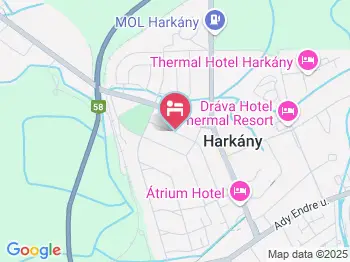Família Vendégház Harkány a térképen