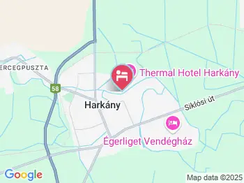 Forrás Panzió Harkány a térképen