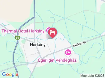 Fülöp Apartman Harkány a térképen