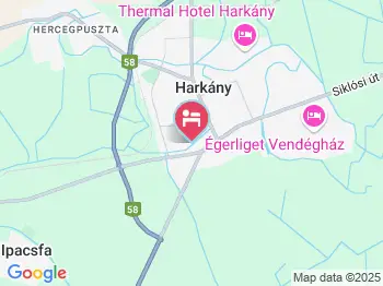 Gabriella Apartman Harkány a térképen