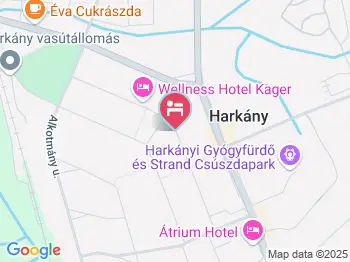 Gere Apartman Harkány a térképen