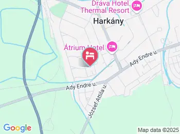 Hangulat Vendégház Harkány a térképen