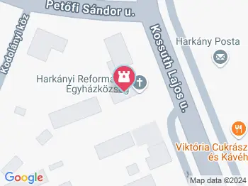 Harkányi Református Gyülekezet Harkány a térképen