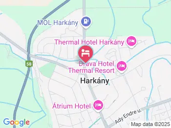 Hotel Harka Harkány a térképen