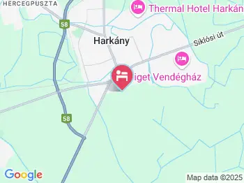 Ilona Apartman Harkány a térképen