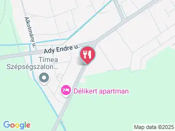 Katalin Vendéglő Harkány a térképen