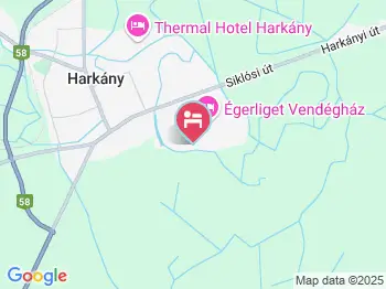 Krémer Vendégház Harkány a térképen