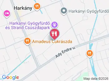 Lepke Bisztró Harkány a térképen