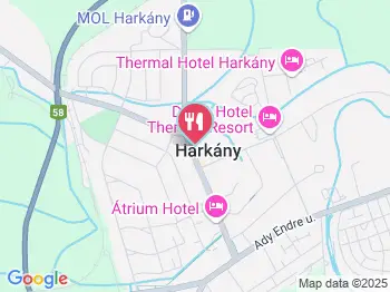 Lidia Hotel étterme - Harkány Harkány a térképen