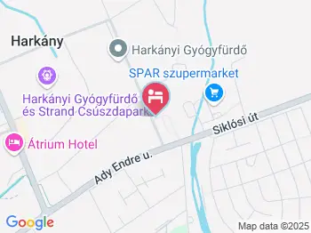 MÁV Gyógyház Harkány a térképen