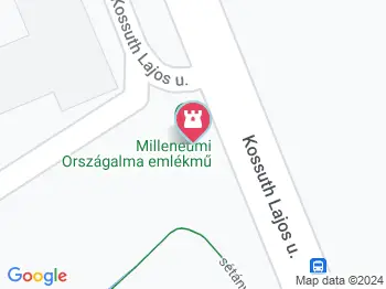 Milleneumi Országalma emlékmű Harkány a térképen