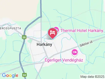 Nimród Vendégház Harkány a térképen