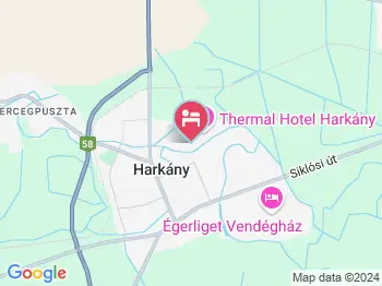 No Stress Panzió Harkány a térképen