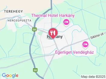 Noname Étterem & Pizzéria Harkány a térképen