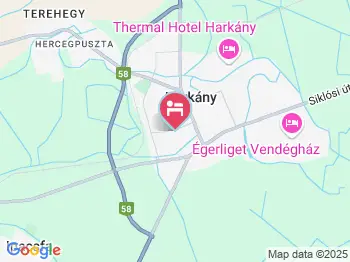 Orsi Apartman Harkány a térképen