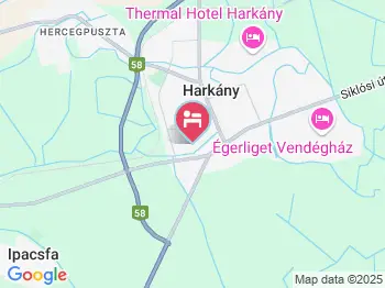 Pálma Apartmanház Harkány a térképen