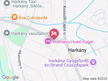 Paprika Vendégház Harkány a térképen