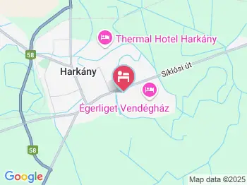 Szauer Apartman Harkány a térképen