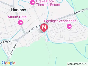 Szigeti Csárda Harkány a térképen