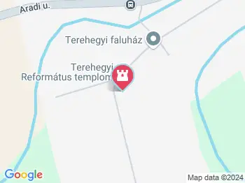 Terehegyi Református templom Harkány a térképen