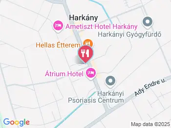 Tilos Étterem Harkány a térképen