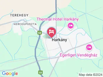 Wellness Hotel Kager Harkány a térképen