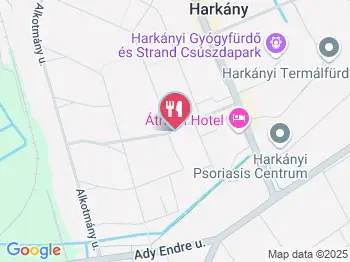 Zöldkert Vendéglő Harkány a térképen