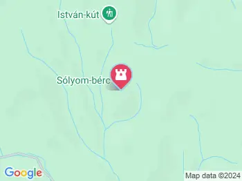 Sólyom-bérc Háromhuta a térképen