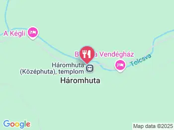 Vegyesbolt & Kávézó Háromhuta a térképen